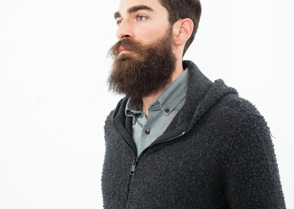 Pill Zip pulóver antracit színben