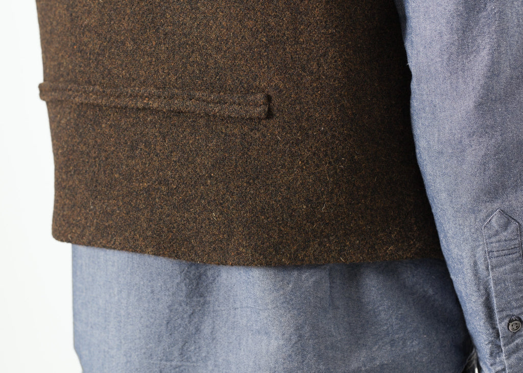 Kobe mellény barna színben