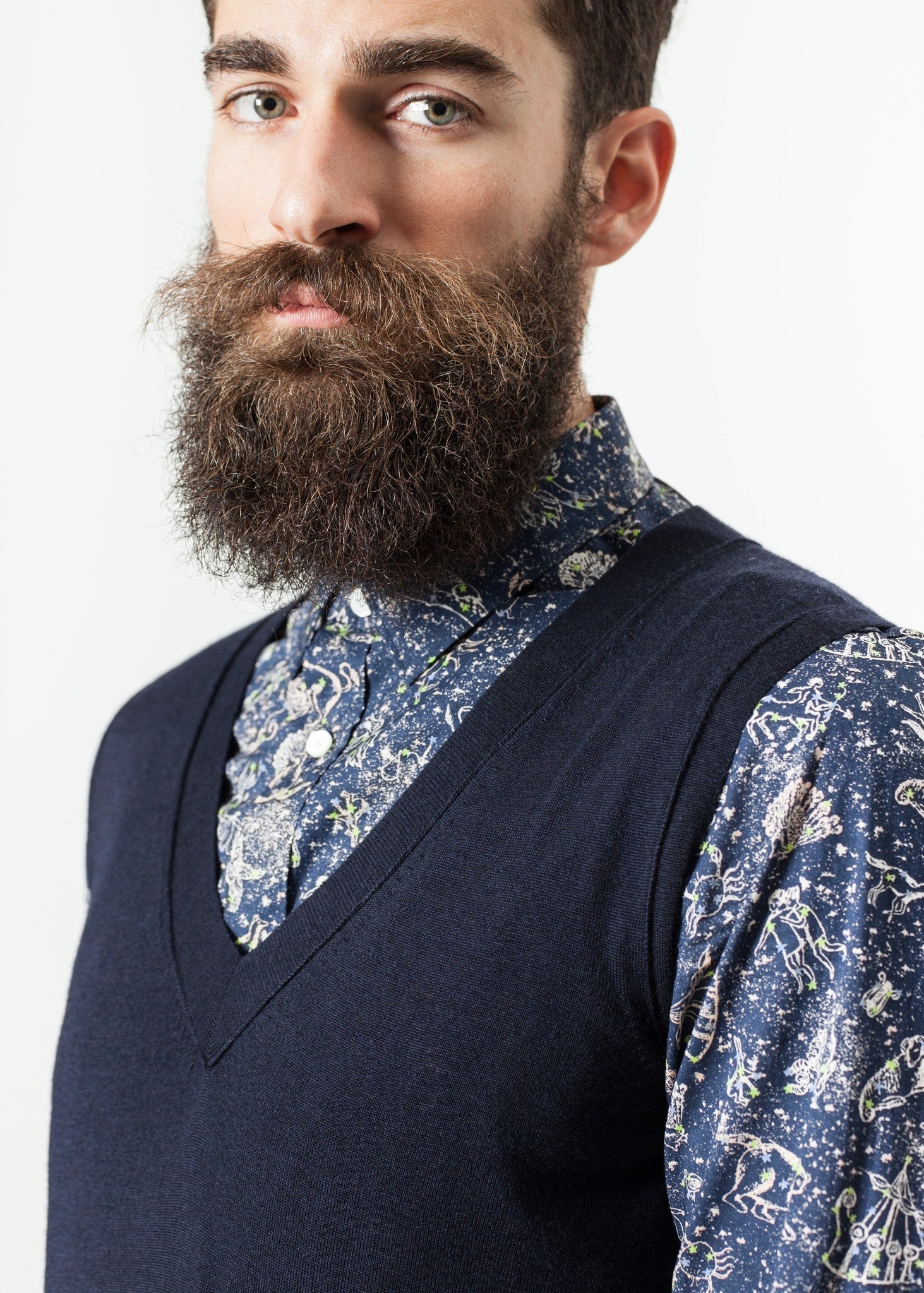 Basic mellény sötétkék színben