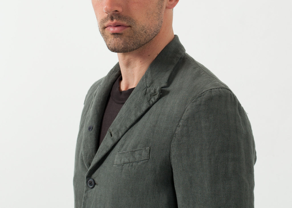 Ötgombos pamut blézer